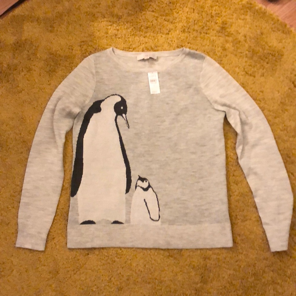 Loft penguin sweater